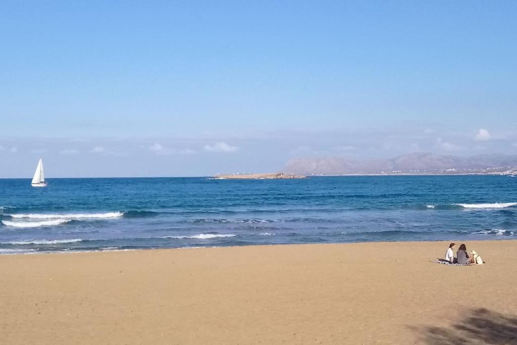 Cozy New Apartments Nea Chora Chania  Bagian luar foto